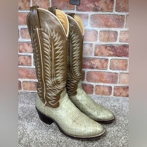 Nocona Men’s vintage western cowboy boots size 7.5 B
